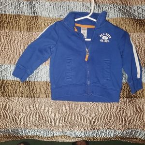 Blue track 12 month toddler jacket